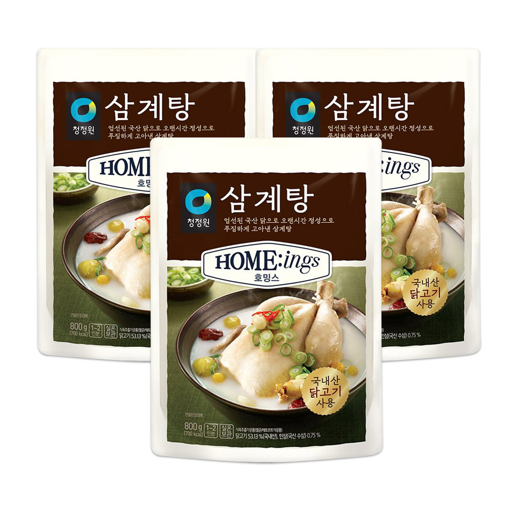 호밍스 삼계탕 800g x 3개